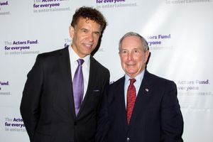 Brian Stokes Mitchell, Michael Bloomberg Photo