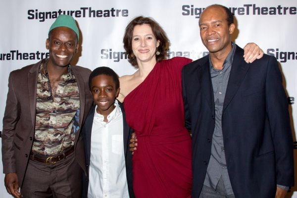 Sahr Ngaujah, Caleb McLaughlin, Bianca Amato, Leon Addison Brown Photo