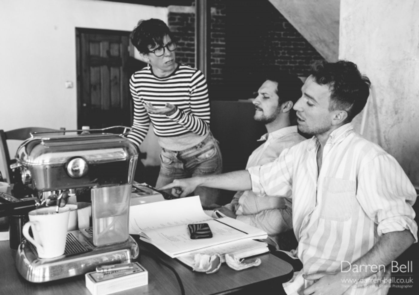 Exclusive Photos: Jonathan Groff and Company Rehearse for 'HOW TO SUCCEED...' in London!  Image