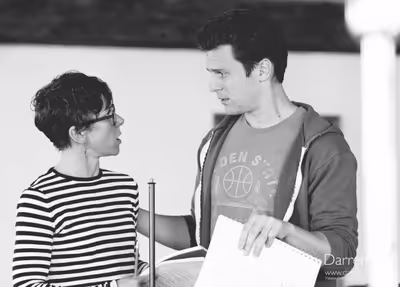 Jonathan Groff and Company Photo