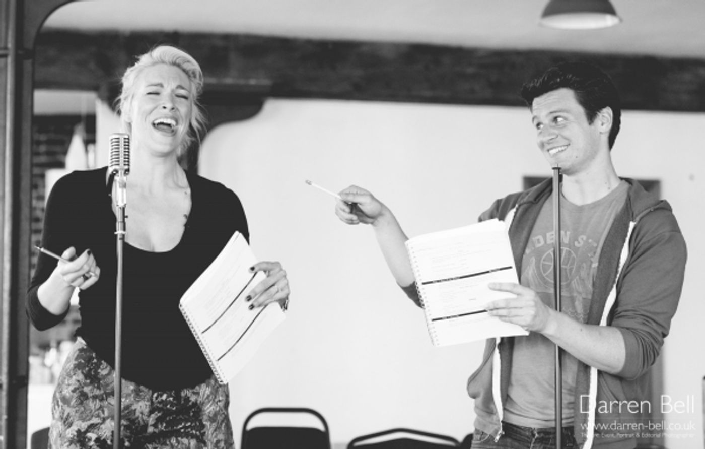 Exclusive Photos: Jonathan Groff and Company Rehearse for 'HOW TO SUCCEED...' in London!  Image