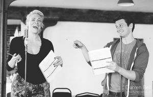 Hannah Waddingham and Jonathan Groff Photo
