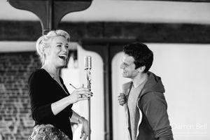 Hannah Waddingham and Jonathan Groff Photo