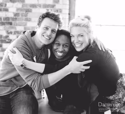 Jonathan Groff, Cynthia Erivo and Hannah Waddingham Photo