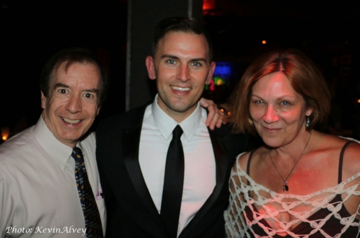 Brent Wagner, Daniel Reichard and Linda Goodrich at 