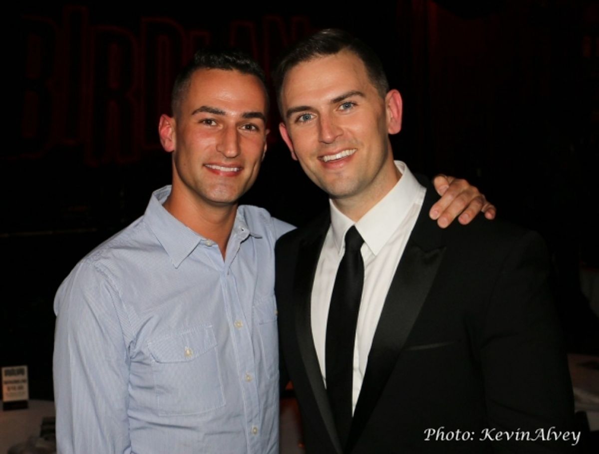 Joey Dudding and Daniel Reichard at 