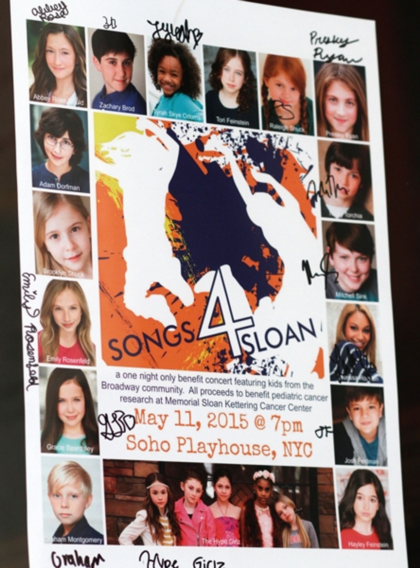 Photo Flash: Abbey Rose Gould, Presley Ryan and More in 'Songs4Sloan' Benefit  Image