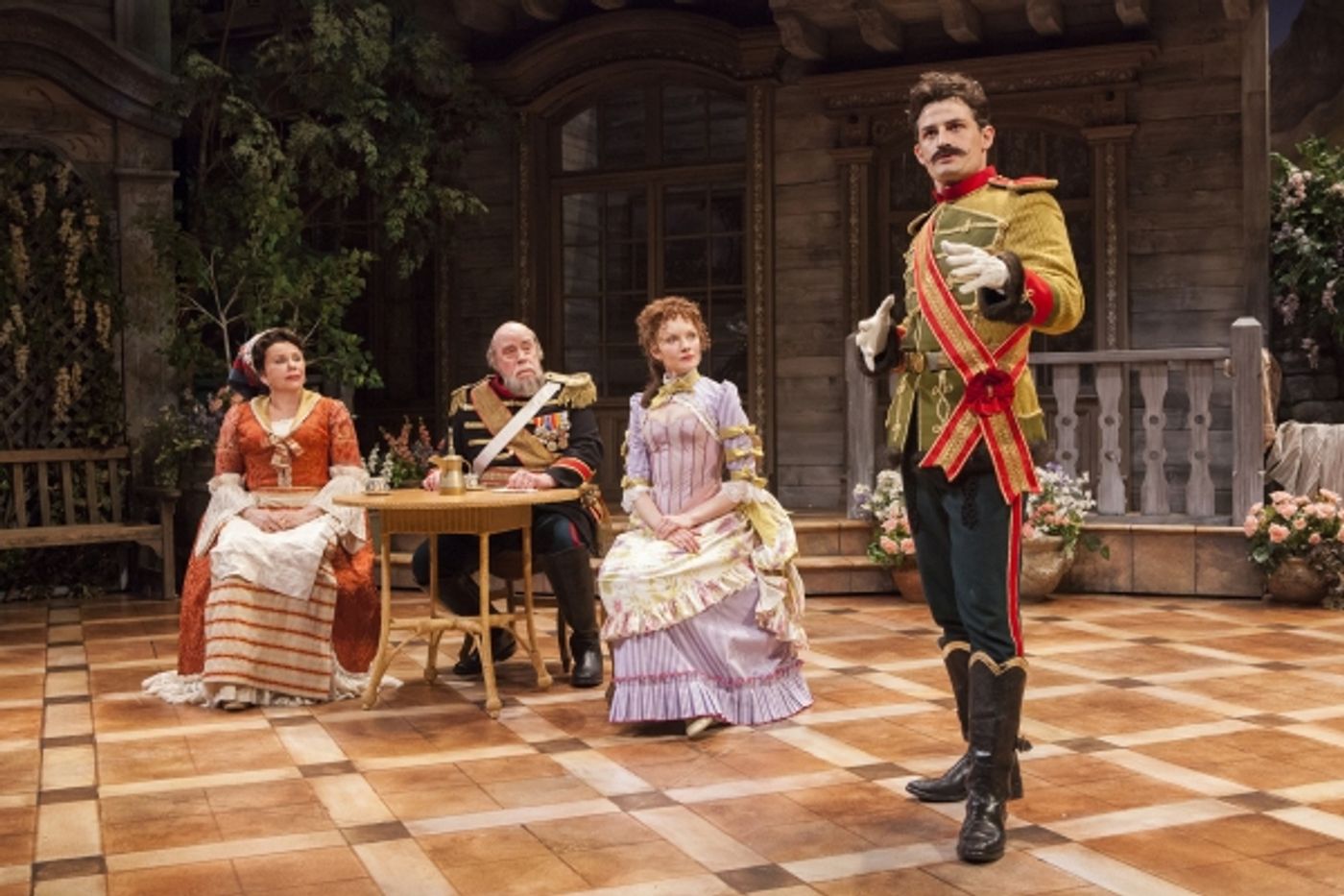 Photo Flash: First Look at Wrenn Schmidt, Enver Gjokaj, Zach Appelman, Marsha Mason and More in ARMS AND THE MAN at The Old Globe  Image