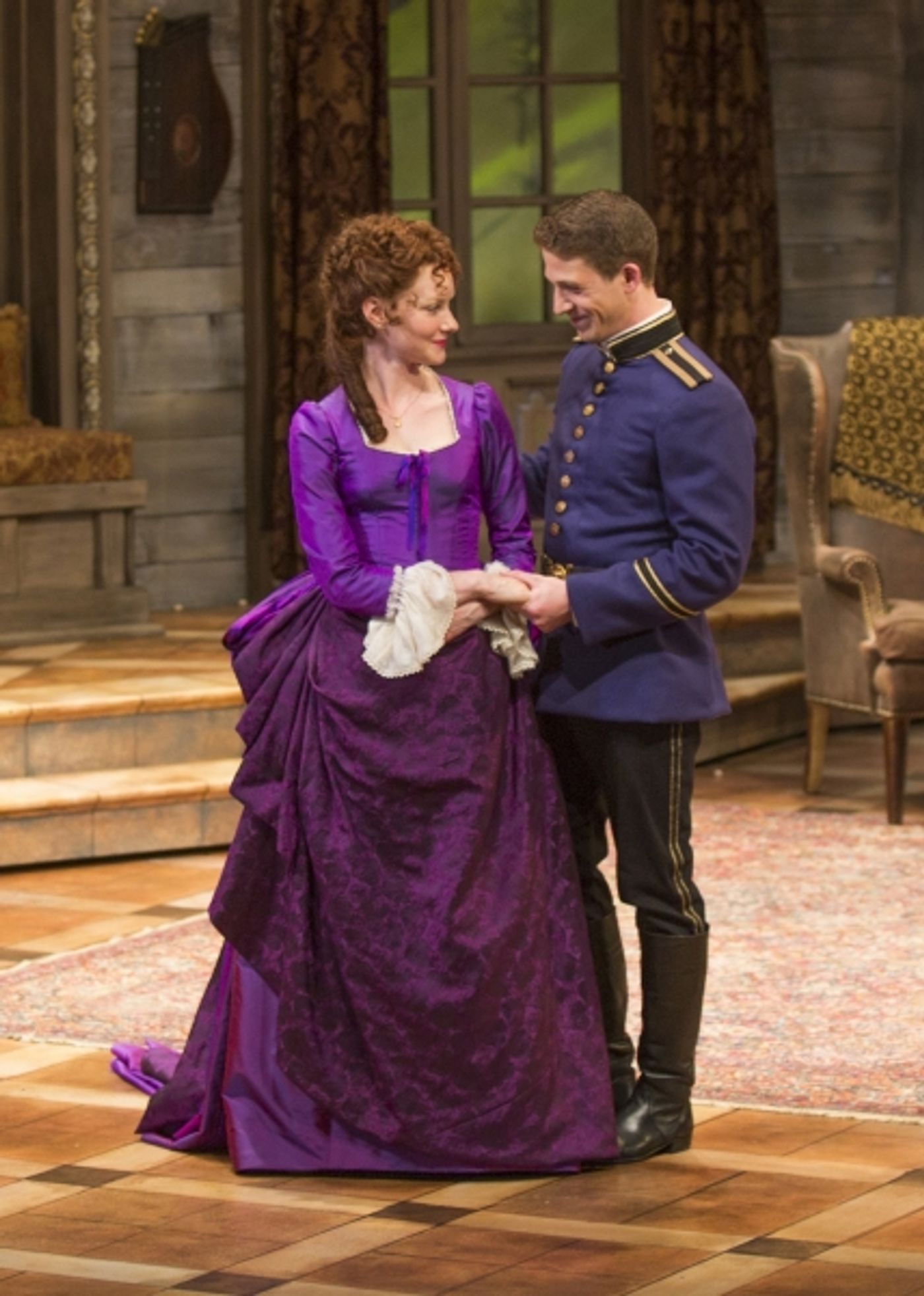 Photo Flash: First Look at Wrenn Schmidt, Enver Gjokaj, Zach Appelman, Marsha Mason and More in ARMS AND THE MAN at The Old Globe  Image