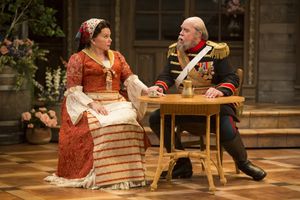 Marsha Mason as Catherine Petkoff and Conrad John Schuck as Major Paul Petkoff Photo