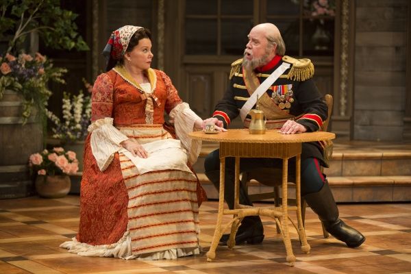 Marsha Mason as Catherine Petkoff and Conrad John Schuck as Major Paul Petkoff Photo