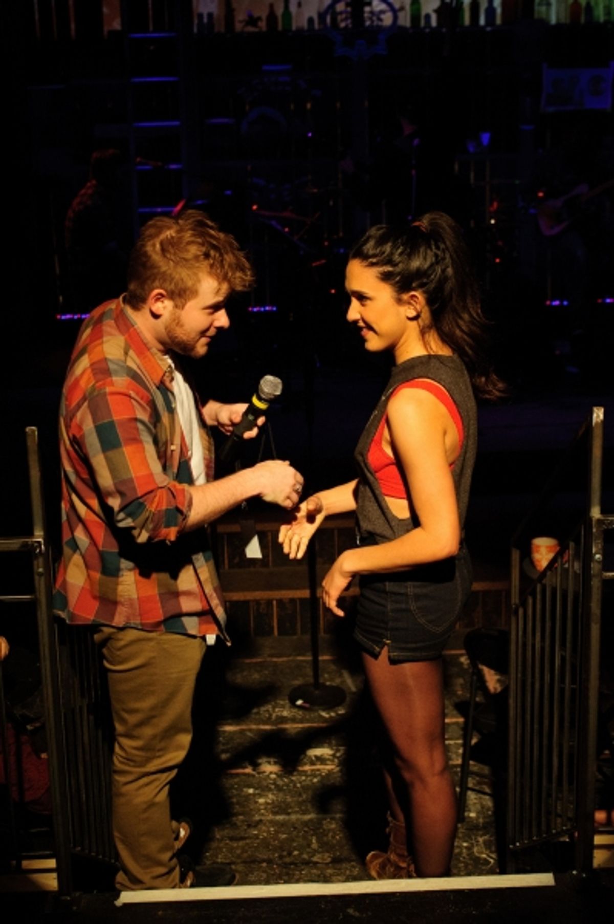 F. Michael Haynie and Emily Shackelford  at 