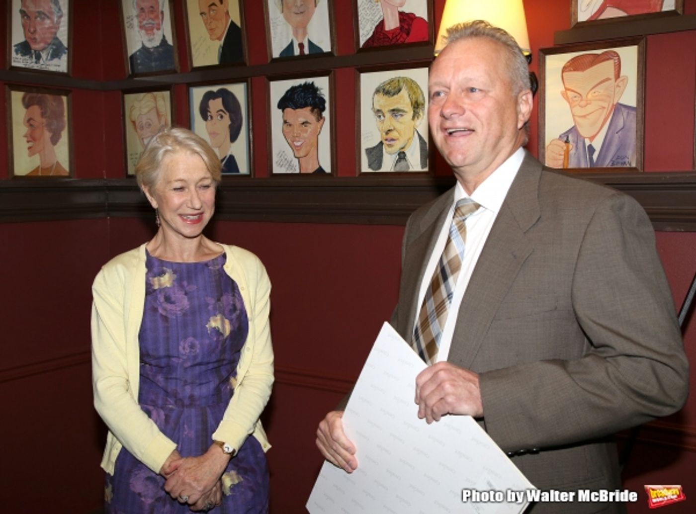 Photo Coverage: Sardi's Unveils Caricature for 2015 Tony Nominee Helen Mirren!  Image