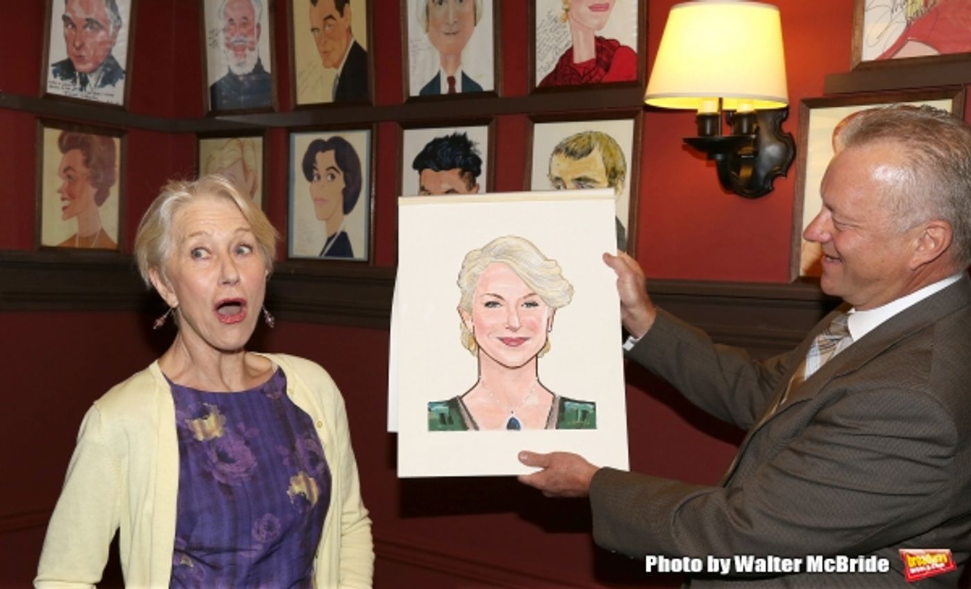 Photo Coverage: Sardi's Unveils Caricature for 2015 Tony Nominee Helen Mirren!  Image
