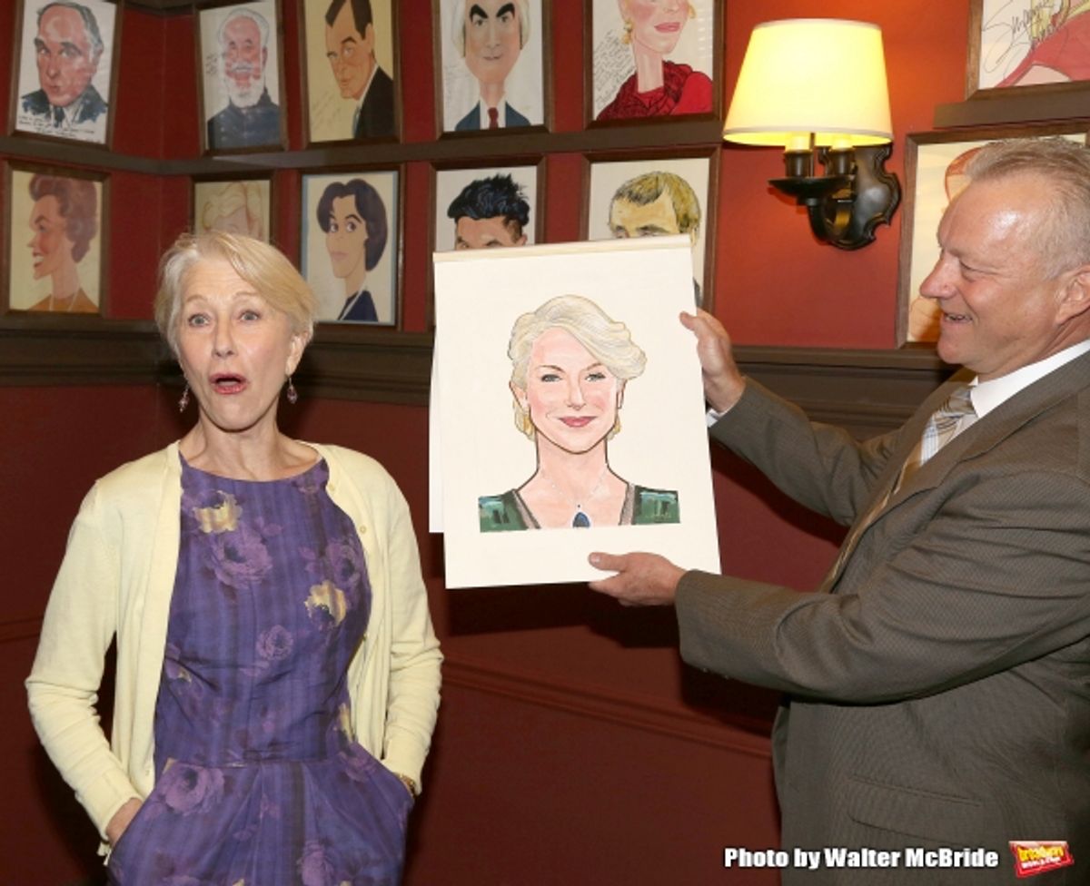 Helen Mirren and Max Klimavicius at 