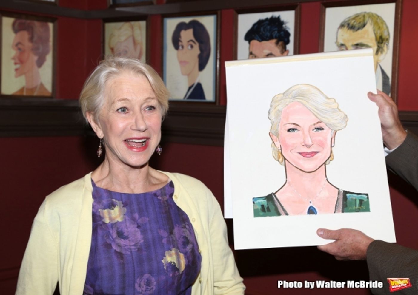 Photo Coverage: Sardi's Unveils Caricature for 2015 Tony Nominee Helen Mirren!  Image