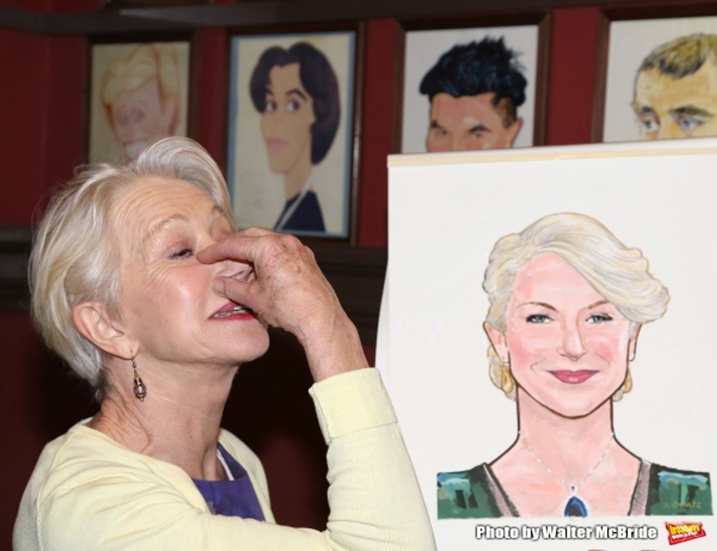 Photo Coverage: Sardi's Unveils Caricature for 2015 Tony Nominee Helen Mirren!  Image