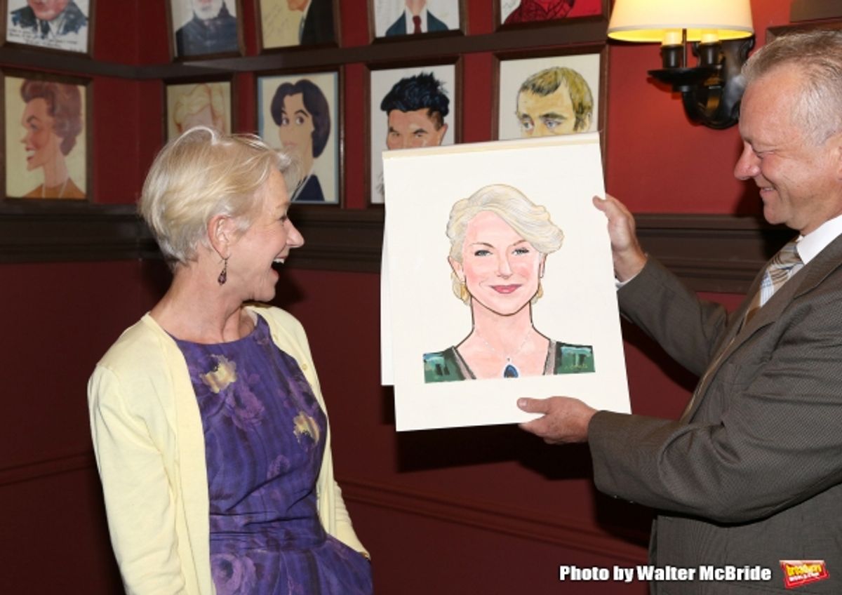 Helen Mirren and Max Klimavicius at 