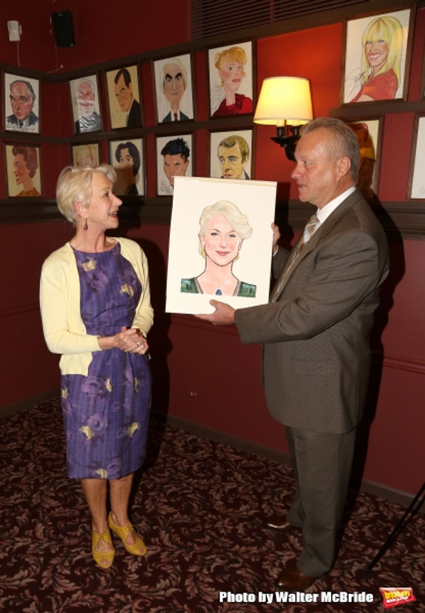 Photo Coverage: Sardi's Unveils Caricature for 2015 Tony Nominee Helen Mirren!  Image