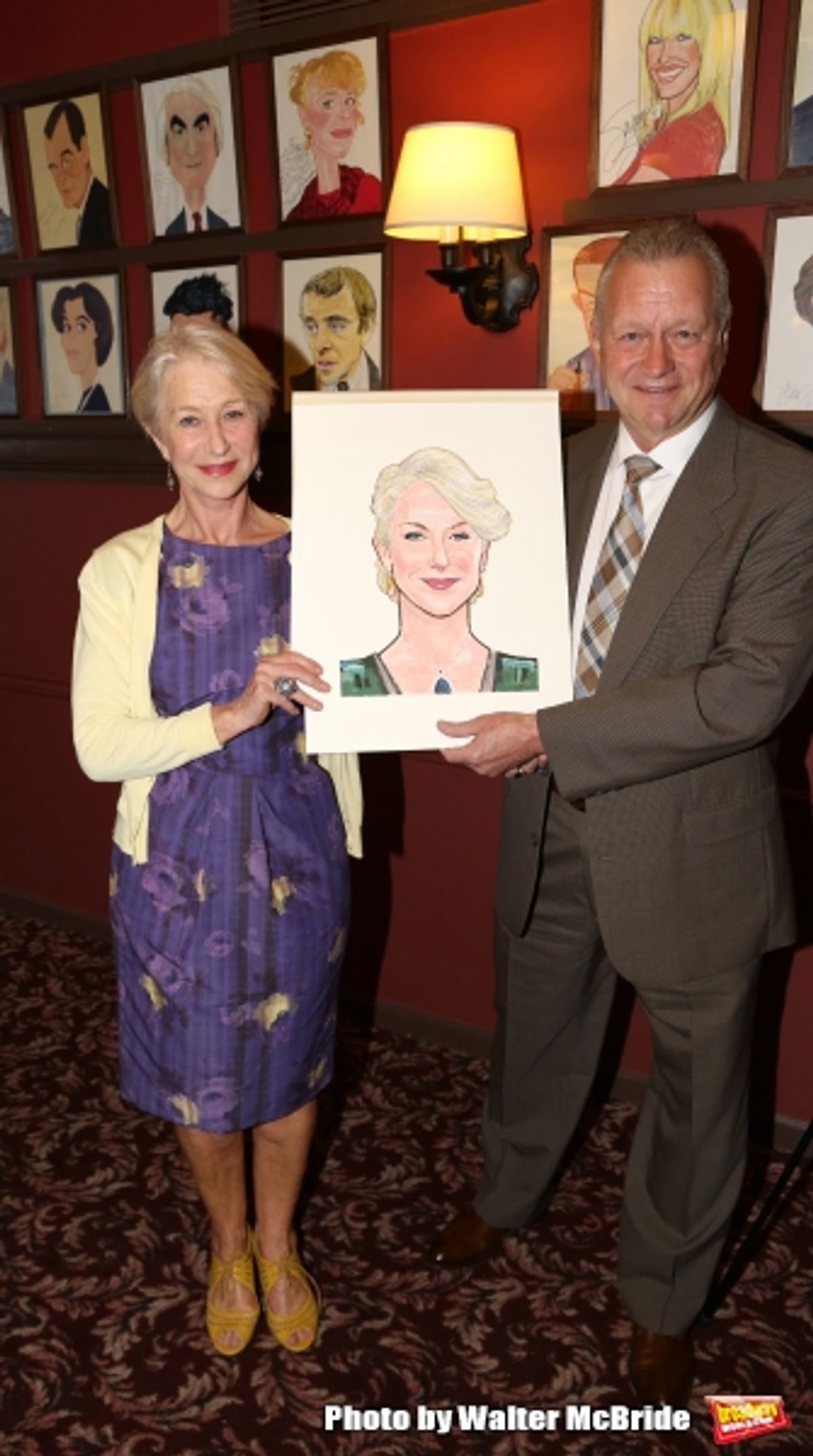 Helen Mirren and Max Klimavicius at 