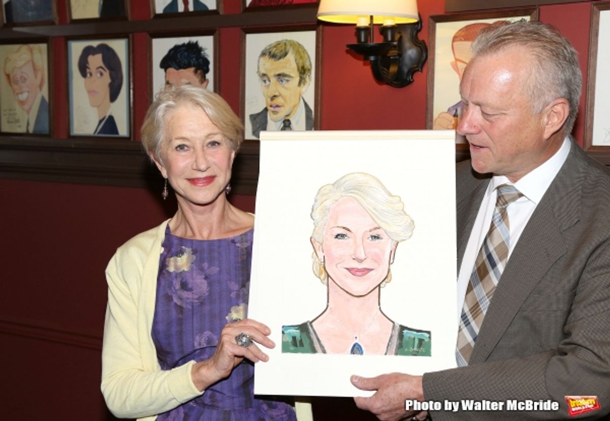 Helen Mirren and Max Klimavicius  at 