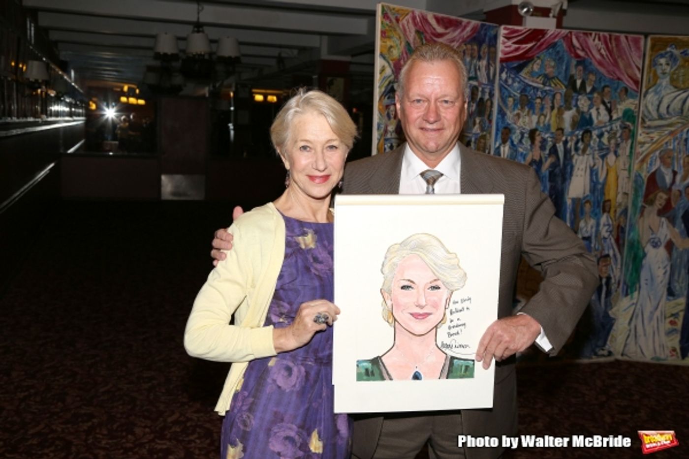 Photo Coverage: Sardi's Unveils Caricature for 2015 Tony Nominee Helen Mirren!  Image