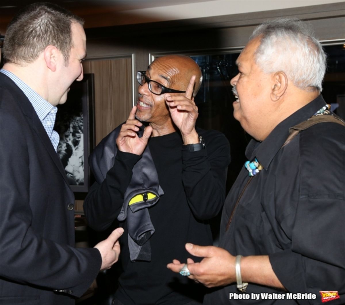 Danny Hoch, Reg E. Gaines and Miguel Algarin  at 