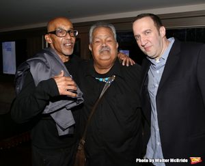 Reg E. Gaines, Miguel Algarin and Danny Hoch @ BroadwayWorld Reg E. Gaines, Miguel Algarin and Danny Hoch Photo