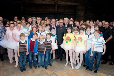 Lee Hall, Elton John, Stephen Daldry & Cast Photo