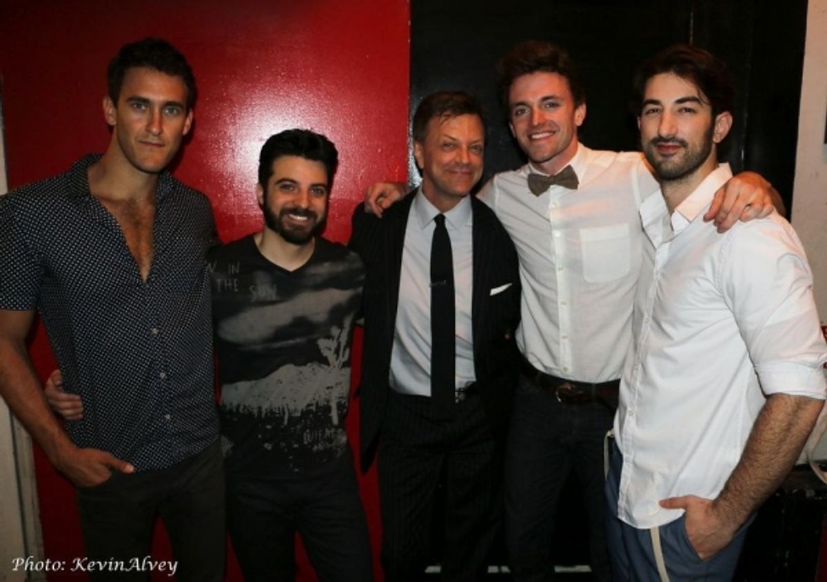 Adam Roberts, Sergio Ortega, Jim Caruso, Jake Odmark and Brandon Rubendall at 