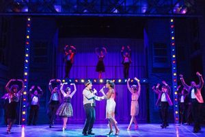 Christopher Sutton, Kimber Sprawl and the cast of MEMPHIS Photo