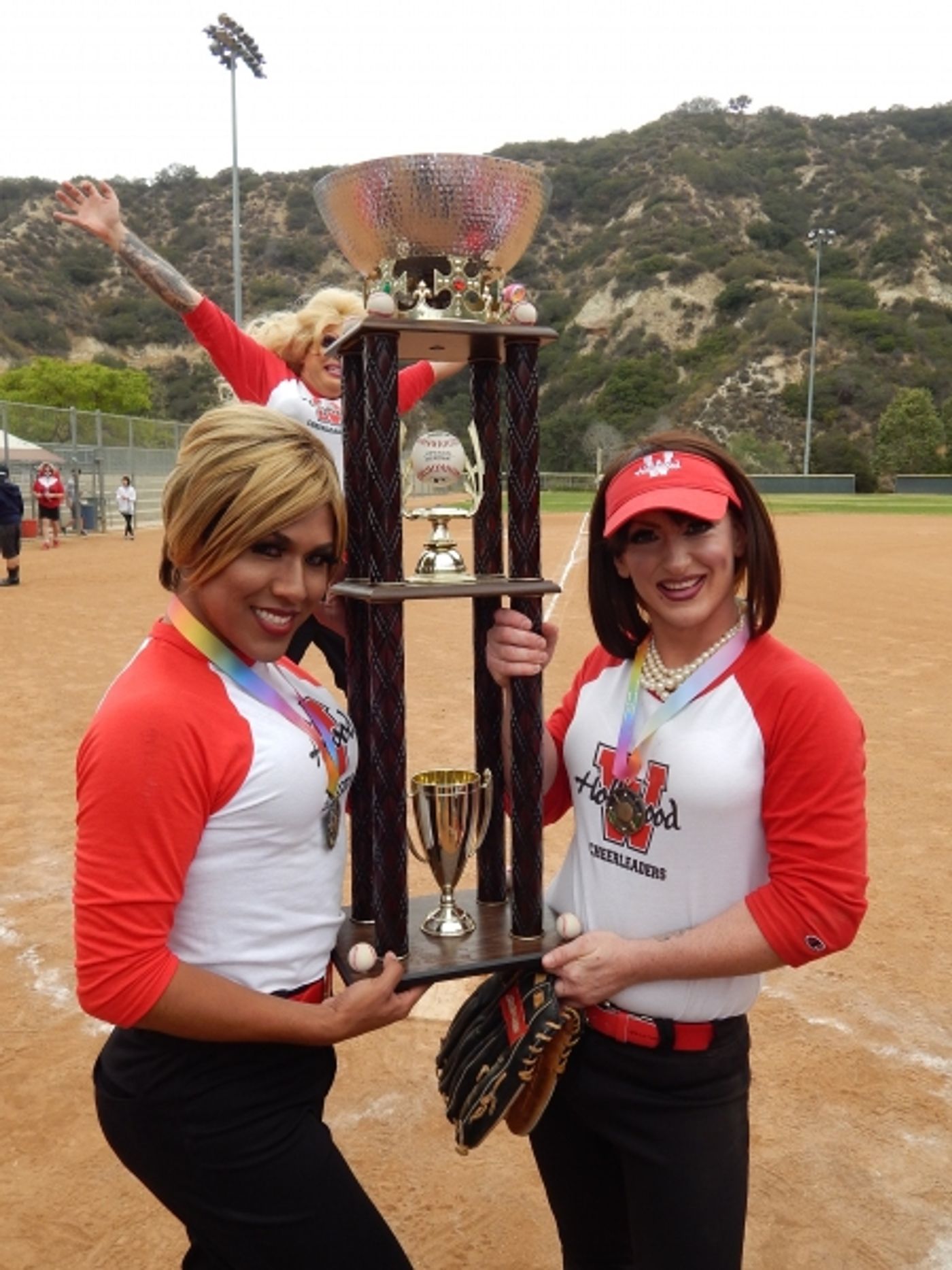 Photo Flash: WEHO Cheerleaders Win 2015 Drag Queen World Series to Support The Life Group LA  Image