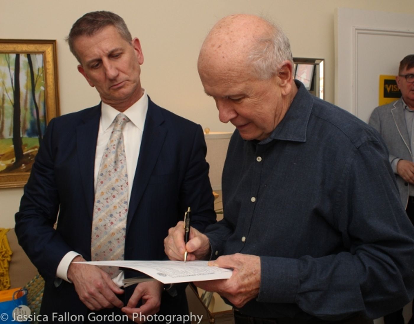 Exclusive Photo Coverage: Couple Marries Backstage at THE VISIT on Broadway!  Image