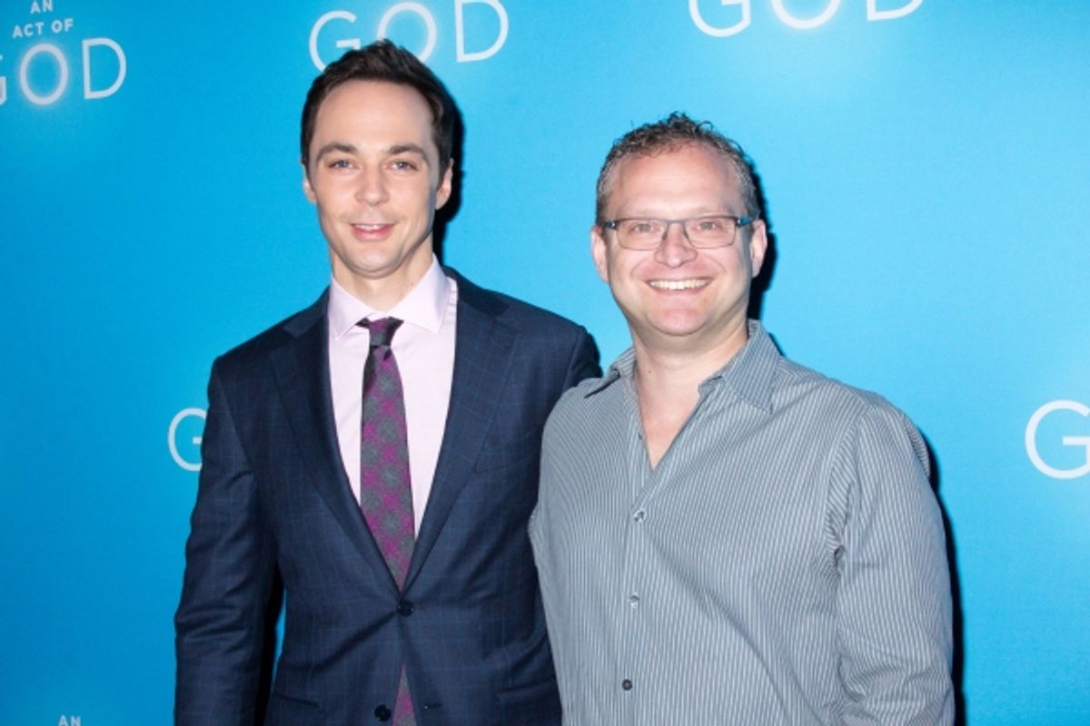 Jim Parsons, David Javerbaum at 