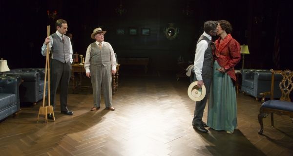 Stephen Barker Turner, Fred Applegate, John Glover, and Margaret Colin Photo