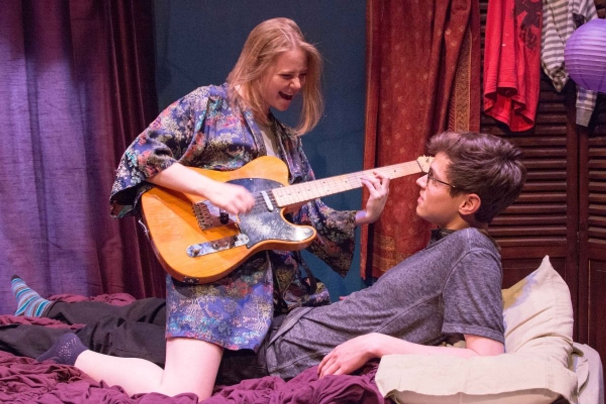 Amber Kelly and Brady Johnson at 