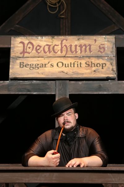 Zachary Allen Farmer as Mr. Peachum Photo