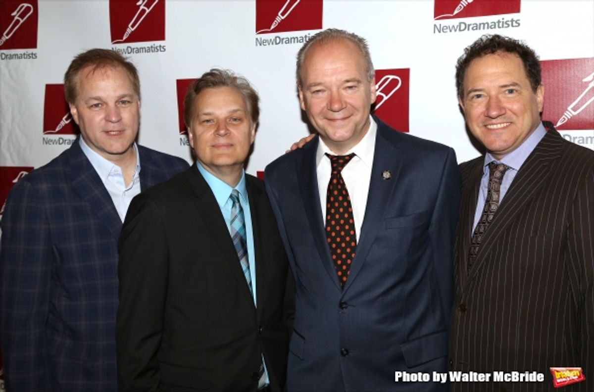 Karey Kirkpatrick, Wayne Kirkpatrick, John O'Farrell and Kevin McCollum at 