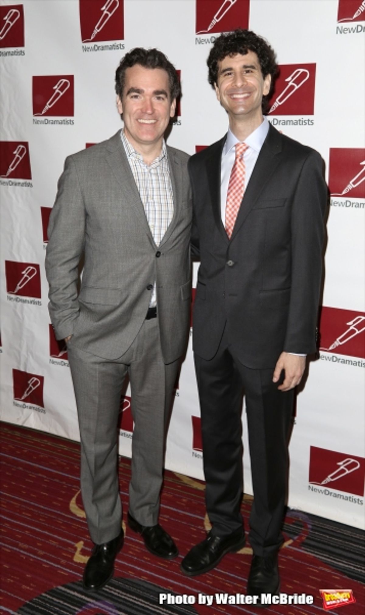 Brian d'Arcy James and John Cariani at 