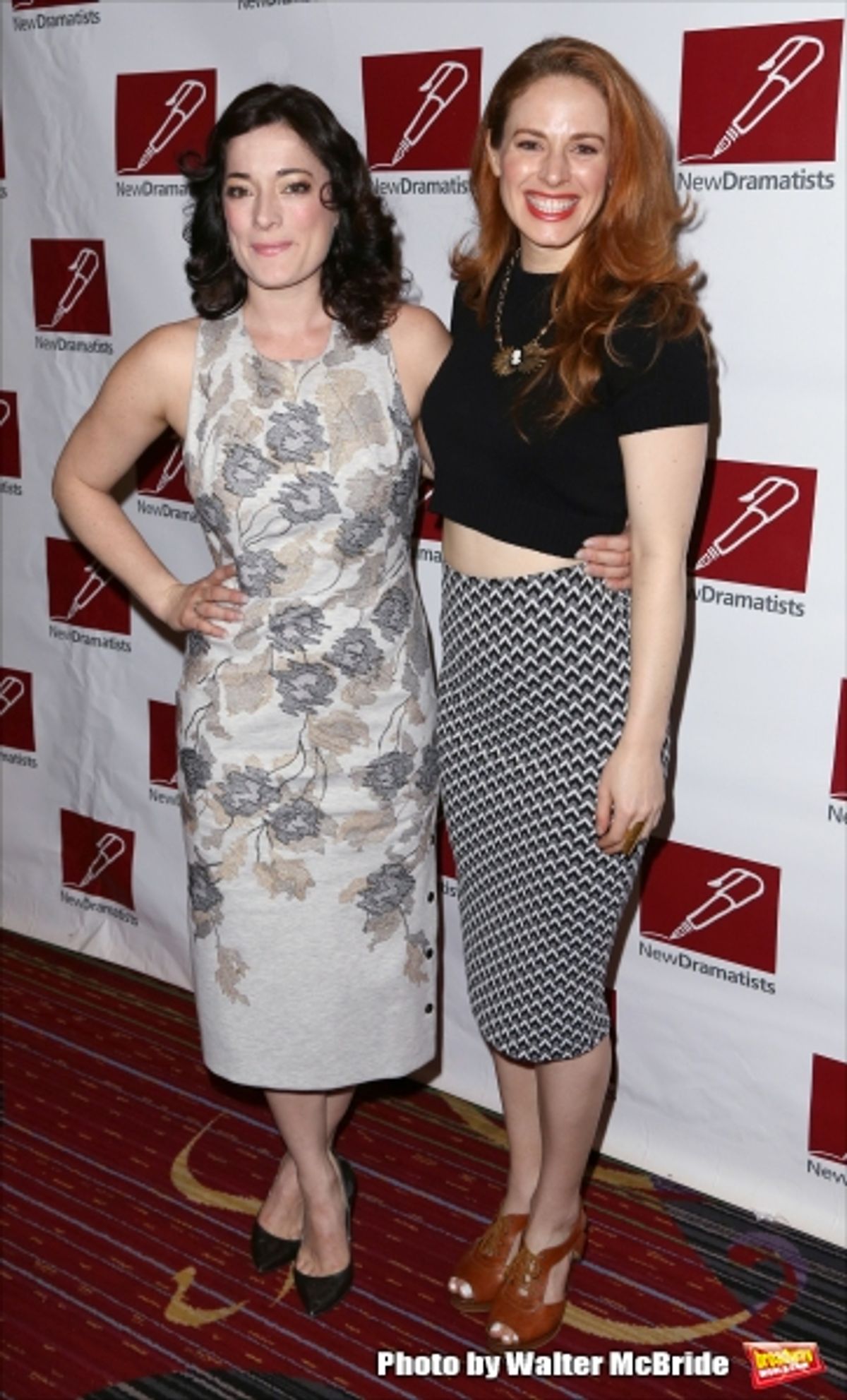 Laura Michelle Kelly and Teal Wicks at 