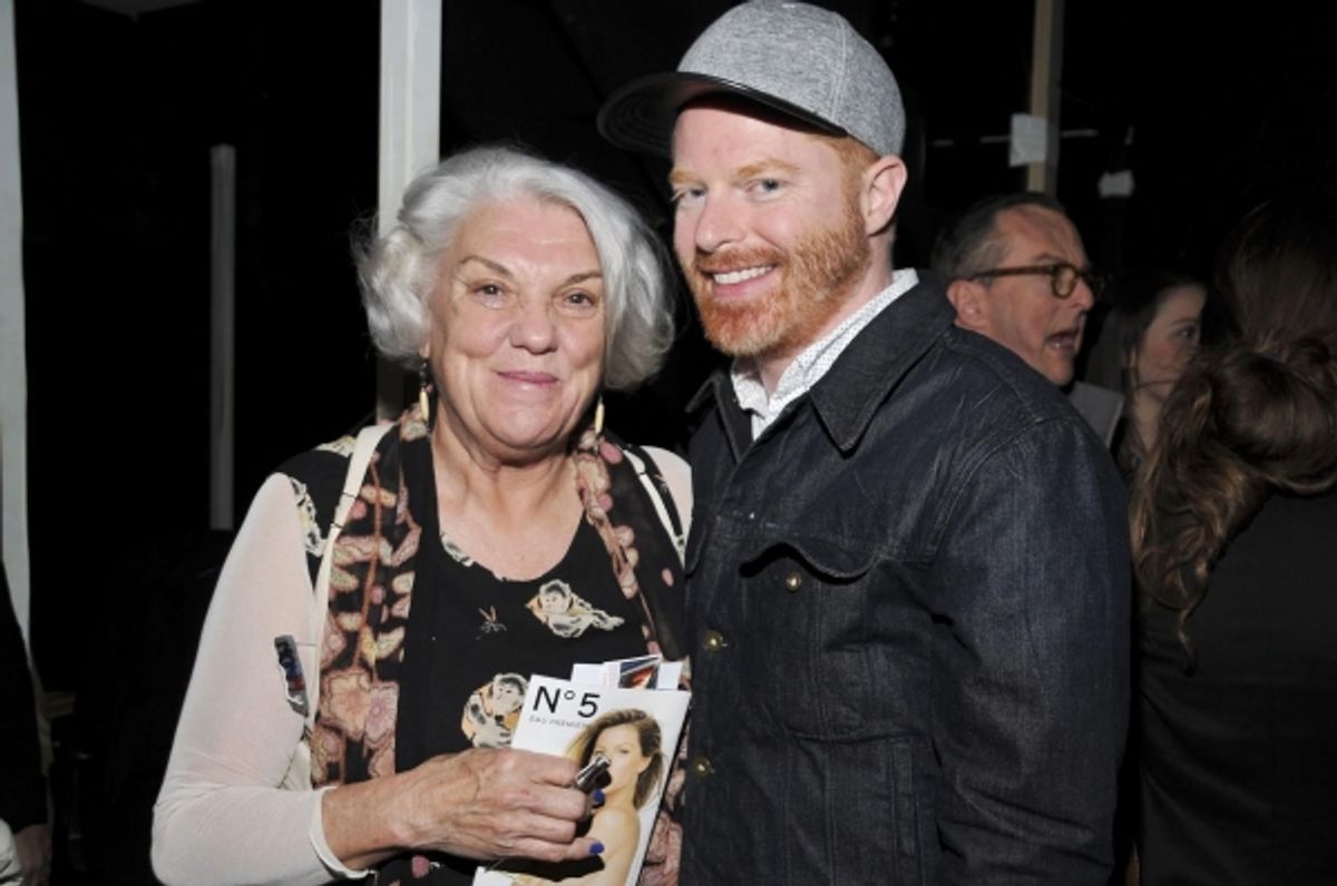 Tyne Daly, Jesse Tyler Ferguson at 