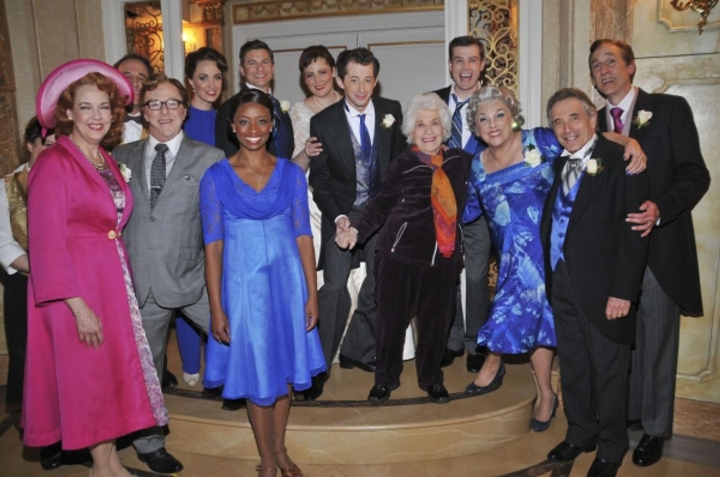 Photo Flash: Jesse Tyler Ferguson & Charlotte Rae Visit Broadway's IT SHOULDA BEEN YOU  Image