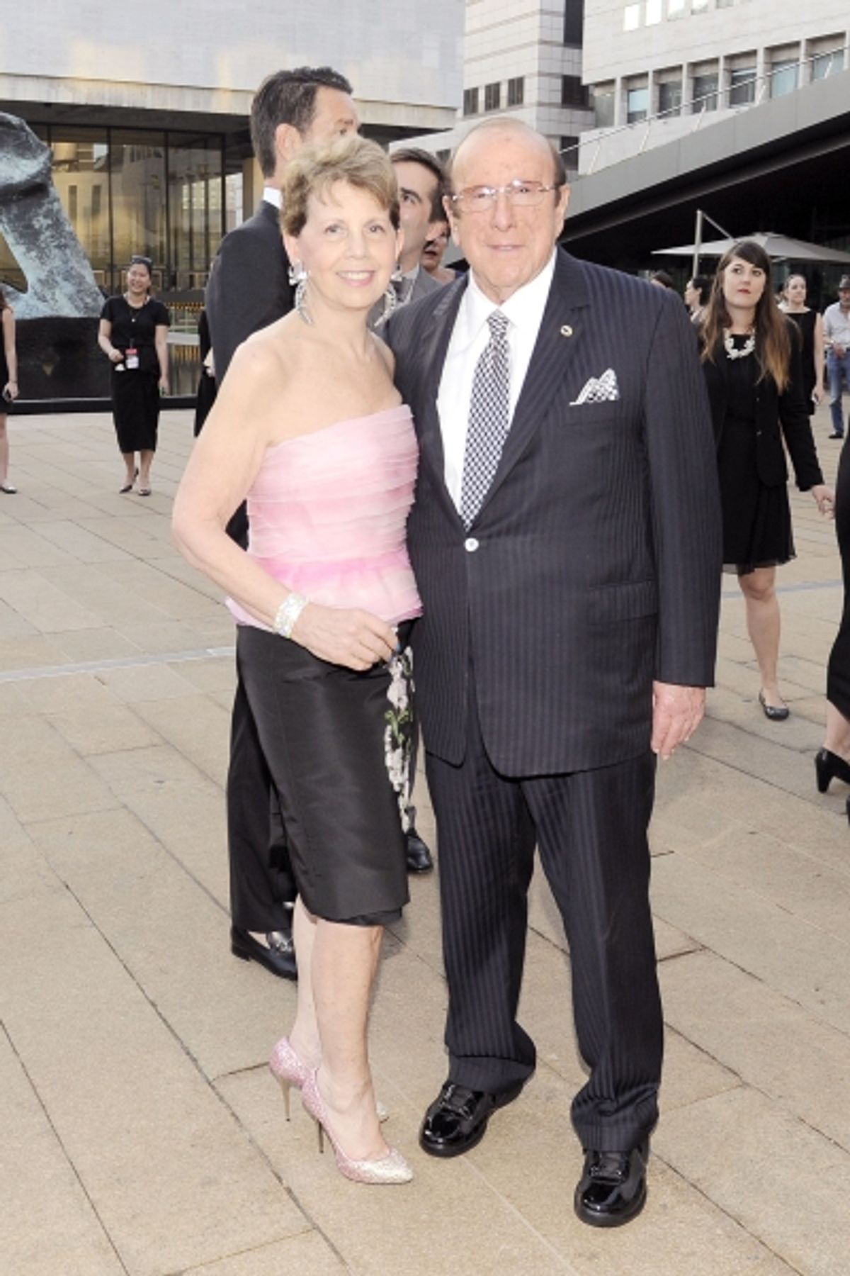 Adrienne Arsht, Clive Davis at 