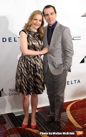Rob McClure and wife Maggie @ BroadwayWorld Rob McClure and wife Maggie Photo