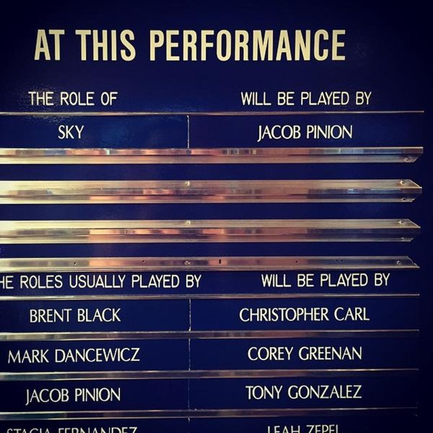 Photo Flash: Saturday Intermission Pics, 4/16 Pt 2 -  AN AMERICAN IN PARIS, MAMMA MIA!, and More!  Image