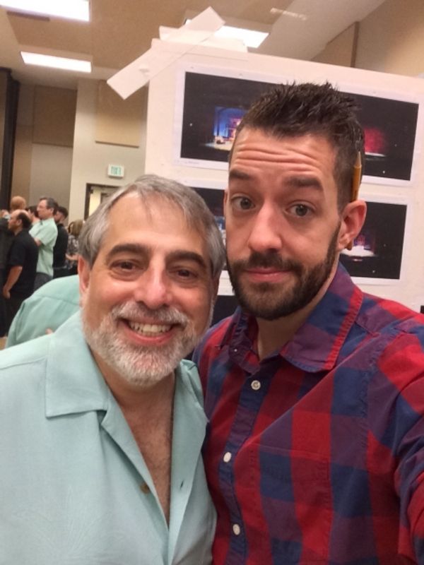 Our fabulous Musical Director Jeff Rizzo - who always plays a stunning Eulalie Shinn  Photo