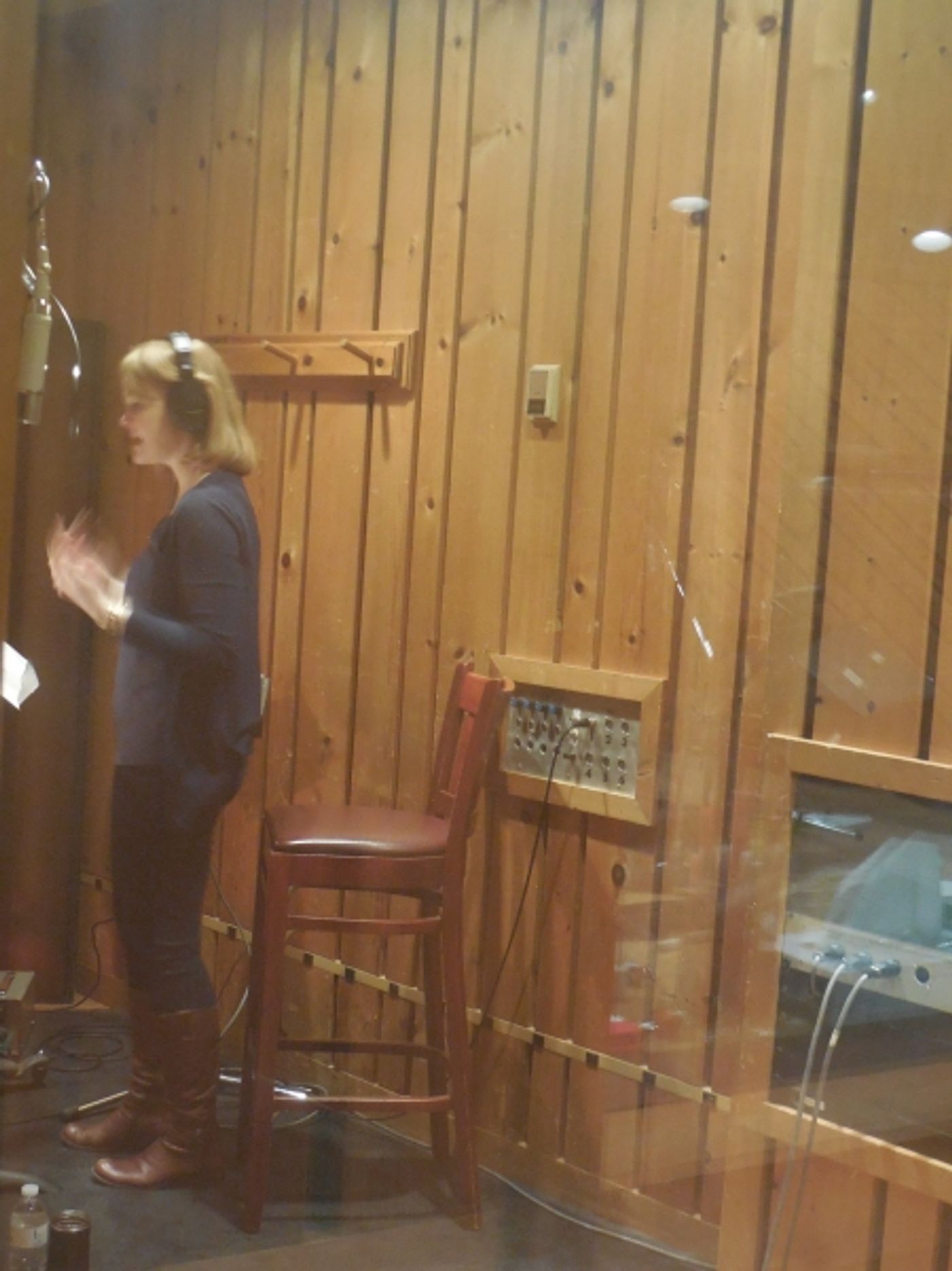 Photo Flash: A Sneak Peek at JOHN & JEN in the Recording Studio  Image