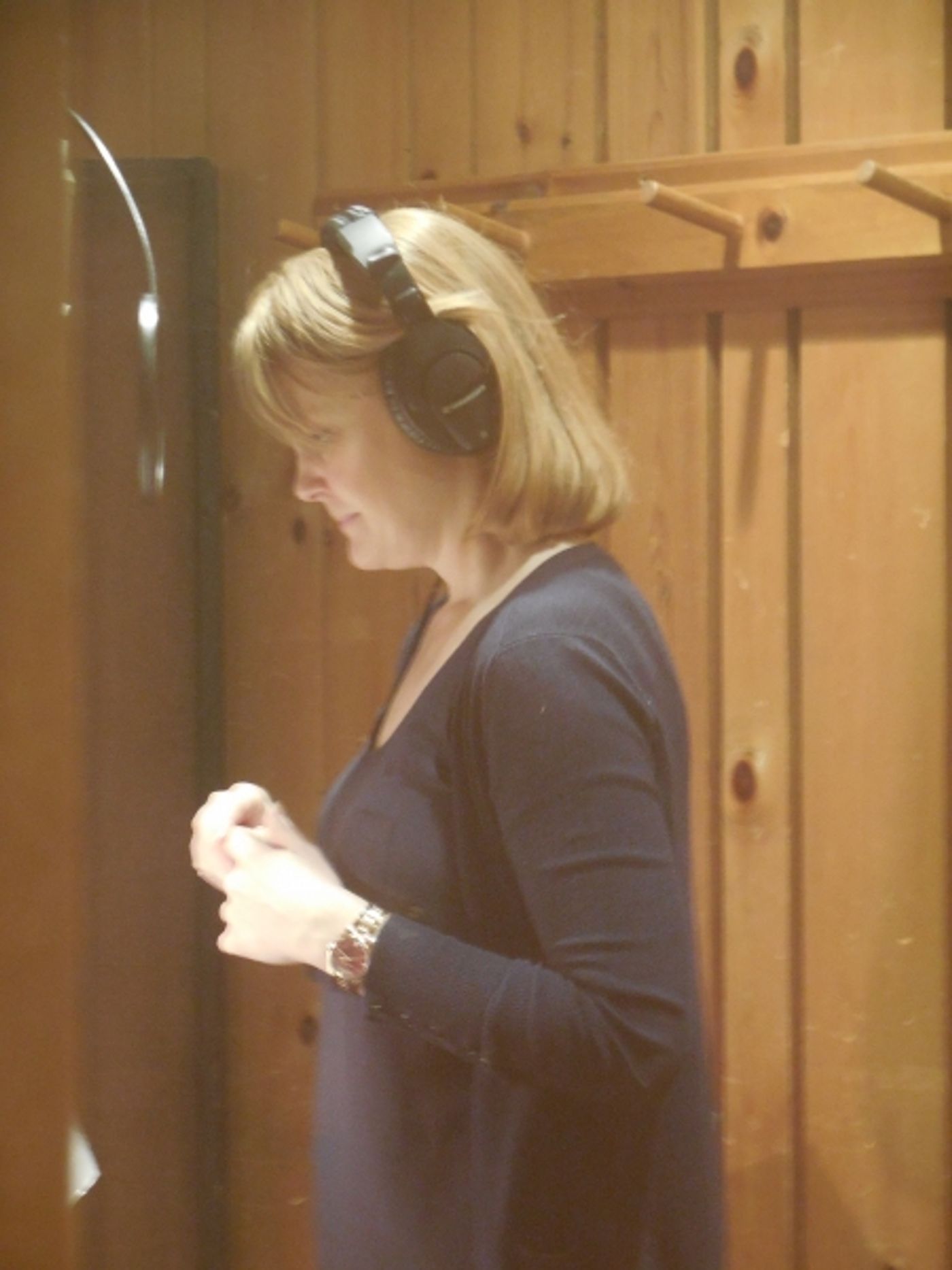 Photo Flash: A Sneak Peek at JOHN & JEN in the Recording Studio  Image
