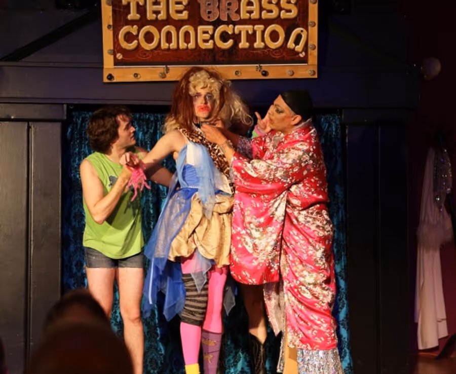 Photo Flash: First Look at Hell in a Handbag's MIRACLE at Mary's Attic Image