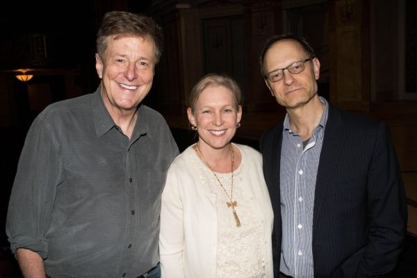 Brian Hargrove, Senator Kristen Gillibrand and David Hyde Pierce Photo